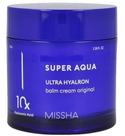 MISSHA Super Aqua Ultra Hyalron, intensyviain drėkinantis kremas-balzamas, 70 ml