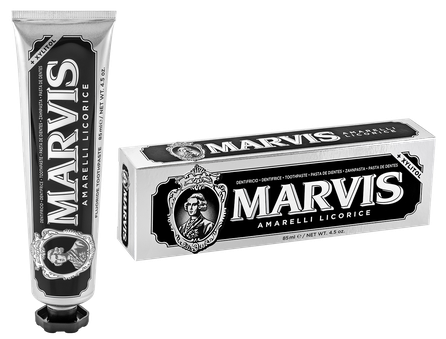 MARVIS Amarelli Licorice subtilaus saldymedžio skonio dantų pasta, 85 ml