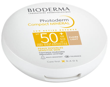 BIODERMA Photoderm SPF 50+ su apsauga nuo saulės mineralinė kompaktinė pudra, 10 g