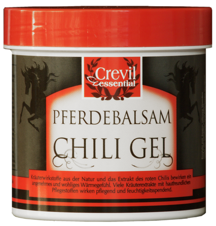 CREVIL šildomasis arklių su čili pipirais balzamas, 250 ml