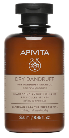 APIVITA Dry Dandruff, Celery & Propolis šampūnas, 250 ml