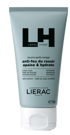 LIERAC Homme balzamas po skutimosi, 75 ml
