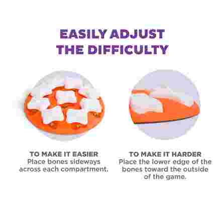 OUTWARD HOUND Dog Smart, oranžinis žaislas, 1 vnt.