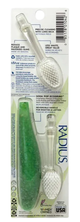 RADIUS Source Dantų Šepetėlis + Papildoma Keičiama Galvute rinkinys, 1 vnt.