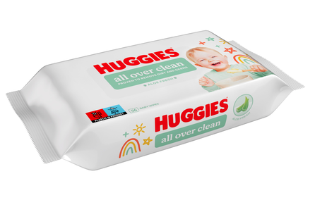 HUGGIES drėgnos servetėlės, 56 vnt.