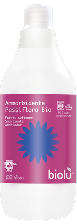 BIOLU Su Pasifloromis, Ekologiškas skalbinių minkštiklis, 1000 ml