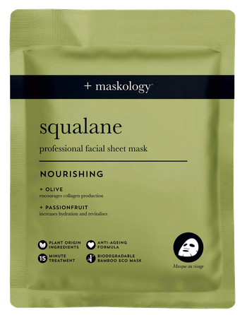 MASKOLOGY With Squalane veido kaukė, 22 ml