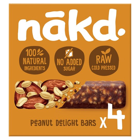 NAKD Peanut Delight 35g batonėlis, 4 vnt.