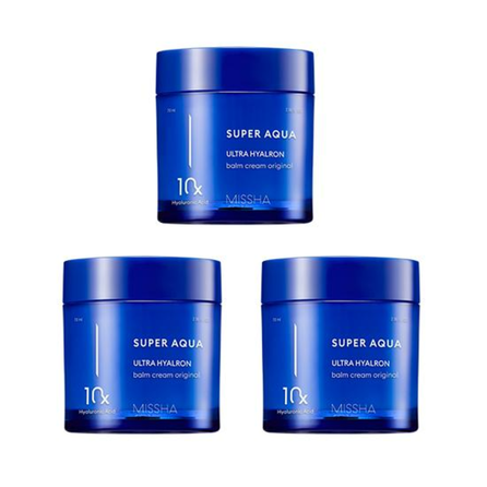 MISSHA Super Aqua Ultra Hyalron, intensyviain drėkinantis kremas-balzamas, 70 ml