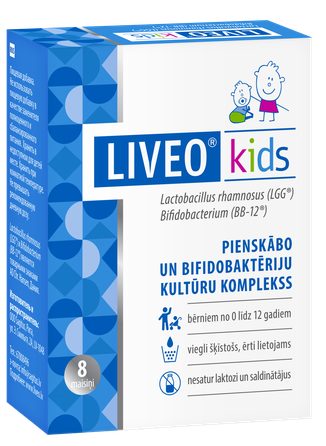 LIVEO  Kids paketėliai, 8 vnt.