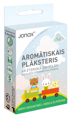 JONAX su eteriniais aliejais tvarstis, 5 vnt.