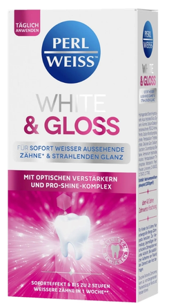 PERLWEISS White & Gloss dantų pasta, 50 ml