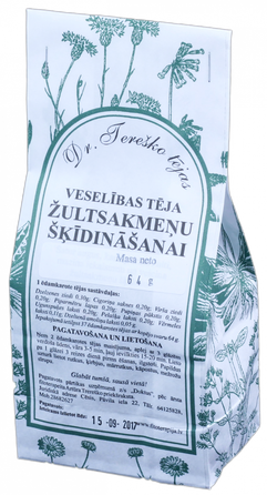 DR.TEREŠKO mišinys tulžies pūslės ir kepenų veiklai palaikyti biri arbata, 64 g
