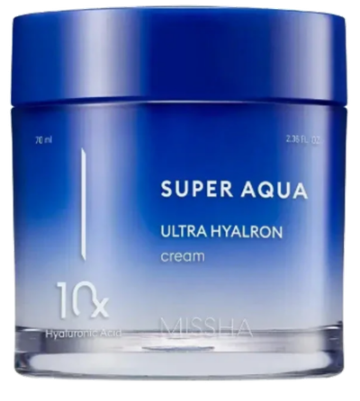 MISSHA Super Aqua Ultra Hyalron, drėkinantis veido kremas, 70 ml