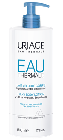 URIAGE Eau Theramale Silky Body kūno losjonas, 500 ml