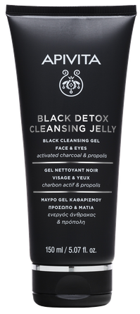 APIVITA Black Detox prausiklis, 150 ml