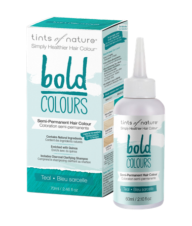TINTS OF NATURE Bold Colours Teal plaukų dažai, 70 ml