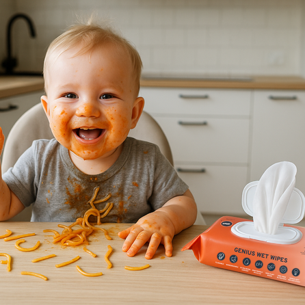 GEGE Genius drėgnos servetėlės, 60 vnt.