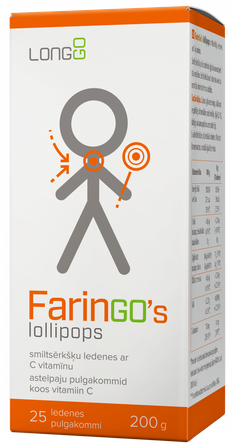 FARINGO'S lollipops šaltalankių ledinukai, 25 vnt.