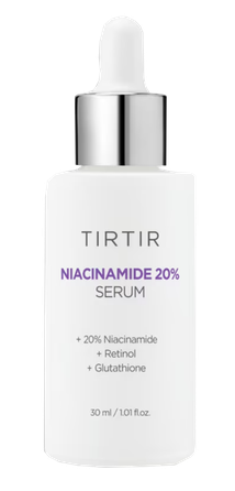 TIRTIR Niacinamide 20%, pigmentinėms dėmėms šalinti skirtas serumas, 30 ml
