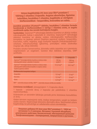 LYL premium C kapsulės, 30 vnt.