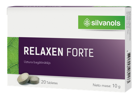 RELAXEN nervų sistemos balansui tabletės, 20 vnt.