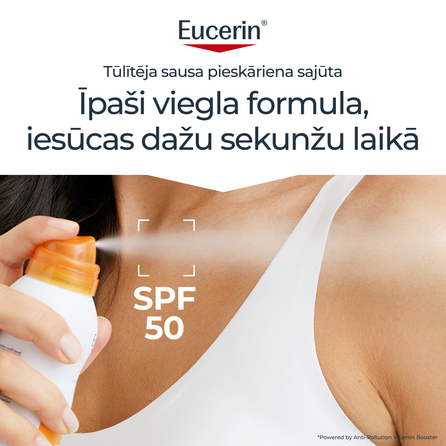 EUCERIN Sun Oil Control Control Dry Touch SPF 50 purškalas, 200 ml