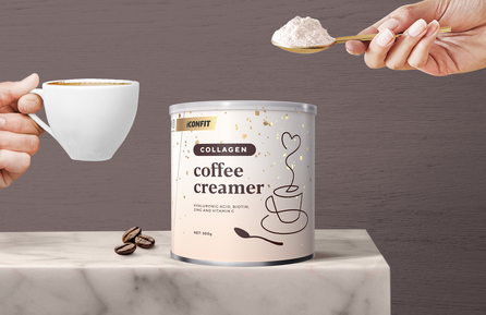 ICONFIT Collagen Coffee Creamer milteliai, 300 g