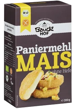 BAUCK HOF kukurūzų džiūvėsėliai, ekologiški miltų, 200 g