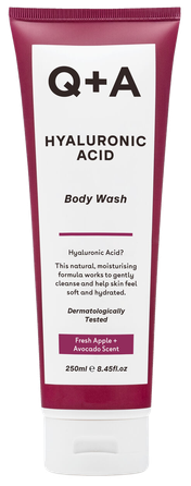 Q+A Hyaluronic Acid  dušo gelis, 250 ml