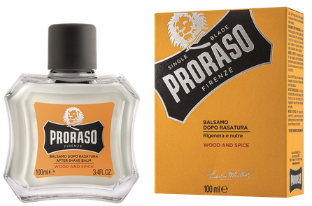 PRORASO Wood and Spice balzamas po skutimosi, 100 ml
