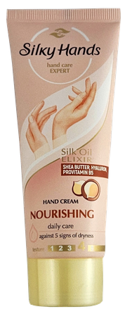 SILKY HANDS Maitinantis rankų kremas, 75 ml