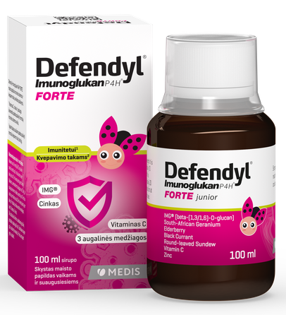DEFENDYL Imunoglukan P4H Forte Junior skystis, 100 ml