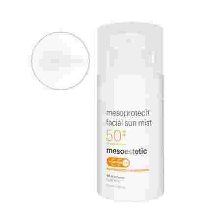MESOESTETIC Mesoprotech Facial Sun Mist SPF 50+ saulės apsaugos purškiklis, 50 ml