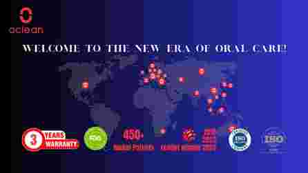 OCLEAN Electric Flow Blue elektrinis dantų šepetėlis, 1 vnt.