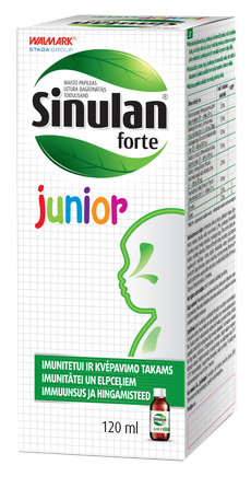 SINULAN Forte Junior sirupas, 120 ml