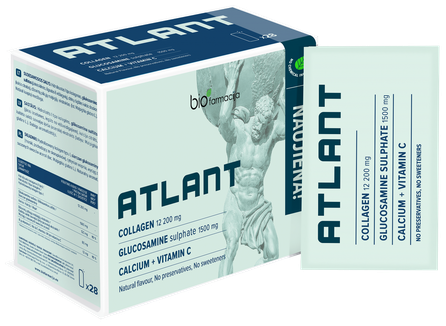 BIOFARMACIJA ATLANT kolagenas, 28 vnt.