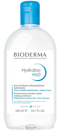 BIODERMA Hydrabio H2O jautriai odai,  micelinis vanduo, 500 ml
