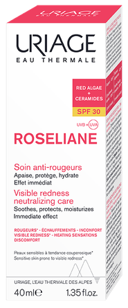 URIAGE Roseliane Anti-Rednes SPF30 veido kremas, 40 ml