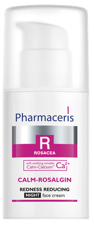 PHARMACERIS R Calm-Rosalgin Night veido kremas, 30 ml