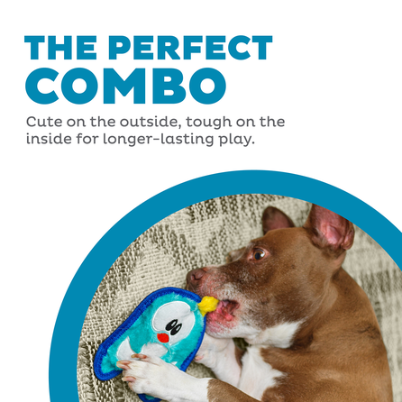 OUTWARD HOUND Penguin, mėlynas, XS žaislas, 1 vnt.