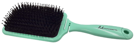 MPROFESSIONAL Green with Nylon and Wild Boar Bristles plaukų šepetys, 1 vnt.