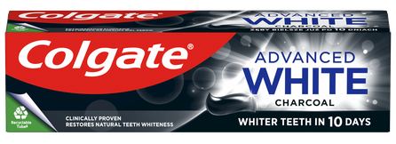 COLGATE Advanced White Charcoal dantų pasta, 75 ml
