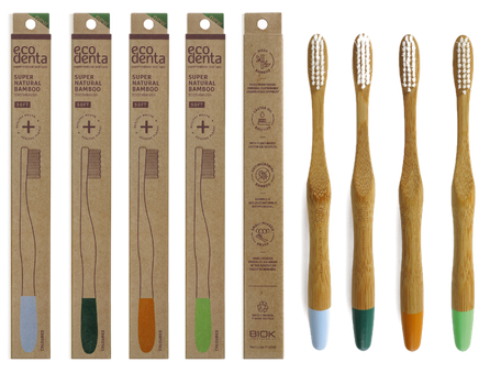 ECODENTA iš bambuko (minkštas) dantų pasta, 1 vnt.