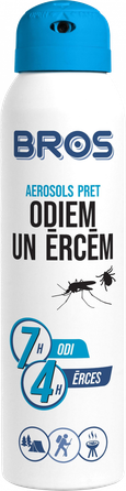 BROS nuo uodų ir erkių aerozolis -  purškiklis, 90 ml