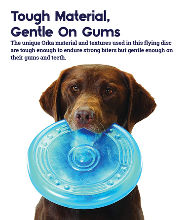 PETSTAGES Orka Flyer, mėlynas žaislas, 1 vnt.