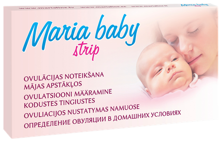 MARIA Baby Strip ovuliacijos testas, 1 vnt.