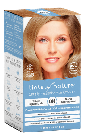 TINTS OF NATURE T8N Natural Light Blonde plaukų dažai, 130 ml