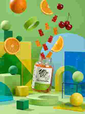 ULTRAVIT   Kids Multivitamin  kramtomosios tabletės, 60 vnt.