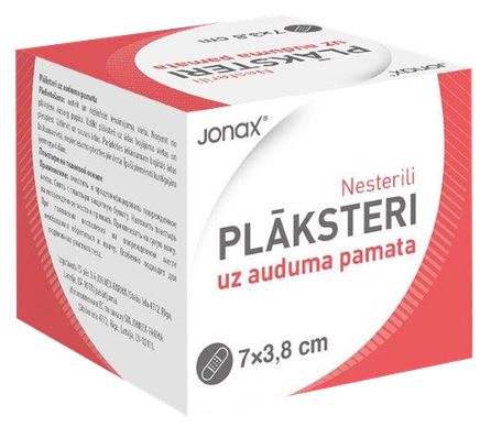 JONAX  7 × 3,8 cm tvarstis, 200 vnt.